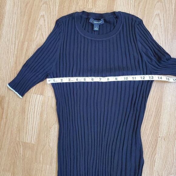 NEW! INC Rib Knit Sparkle Trim Sweater size Small - Picture 8 of 12